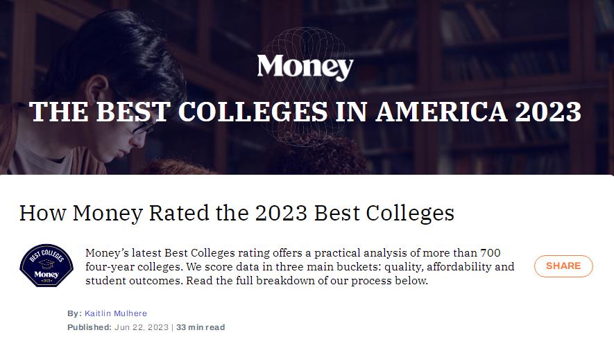 美国最新大学排名2023,2023年美国理工类大学排名