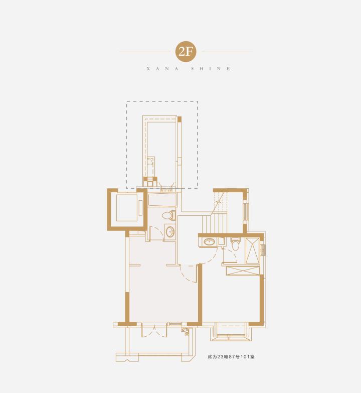 新场中粮首创禧瑞祥云叠墅108平,上海中粮首创禧瑞祥云租房户型图