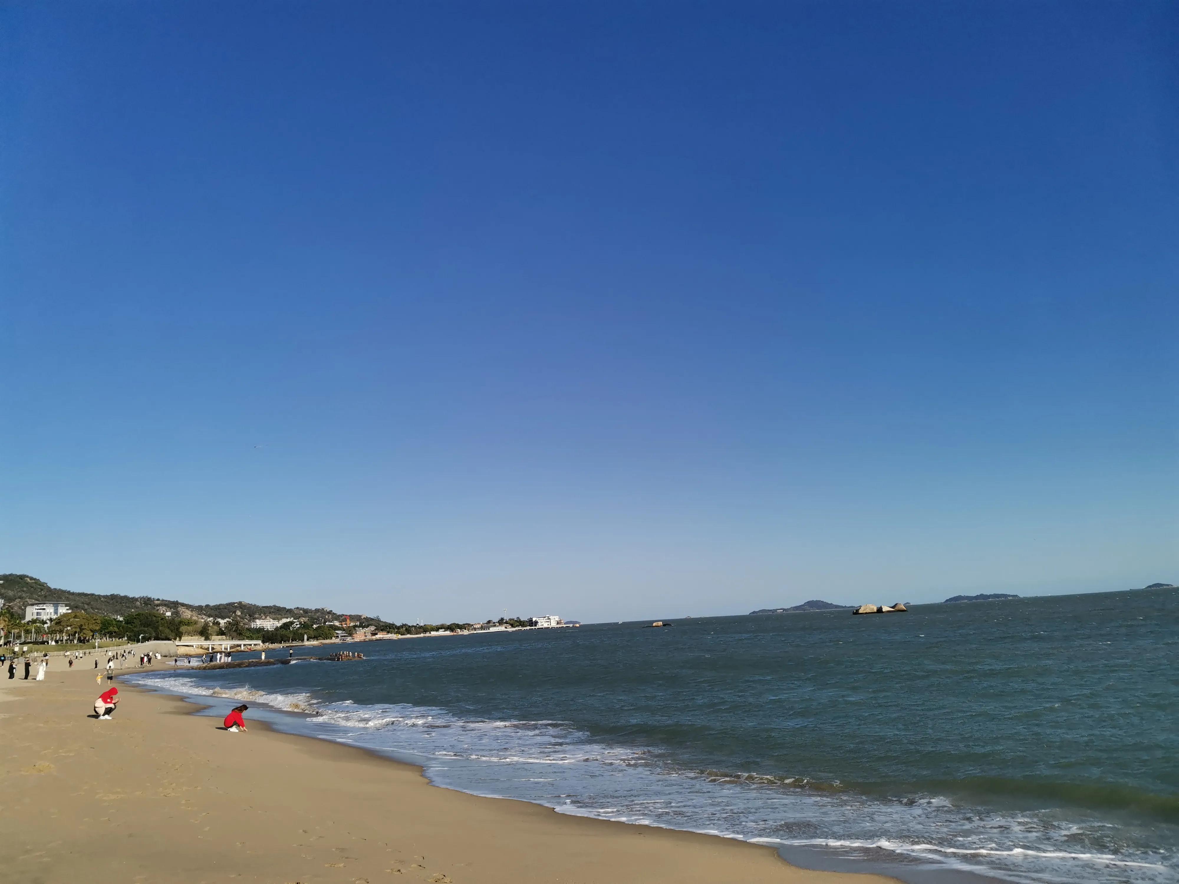 厦门的蓝天白云大海,厦门的海厦门的天空