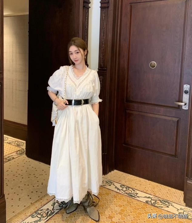 35-45岁女性随性穿搭长裙,中年女士过膝长裙穿搭