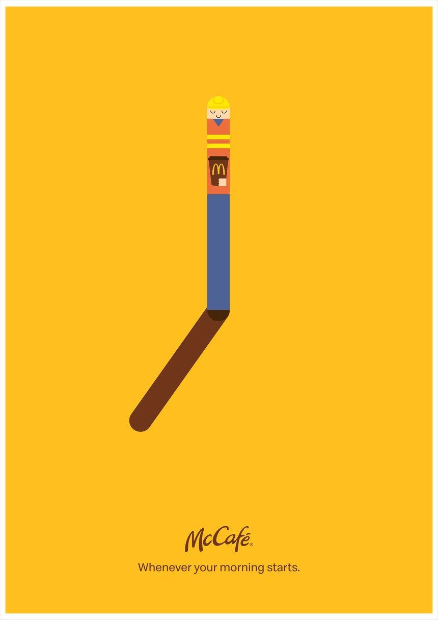 麦当劳新品汉堡海报,麦当劳最新夏日海报分析