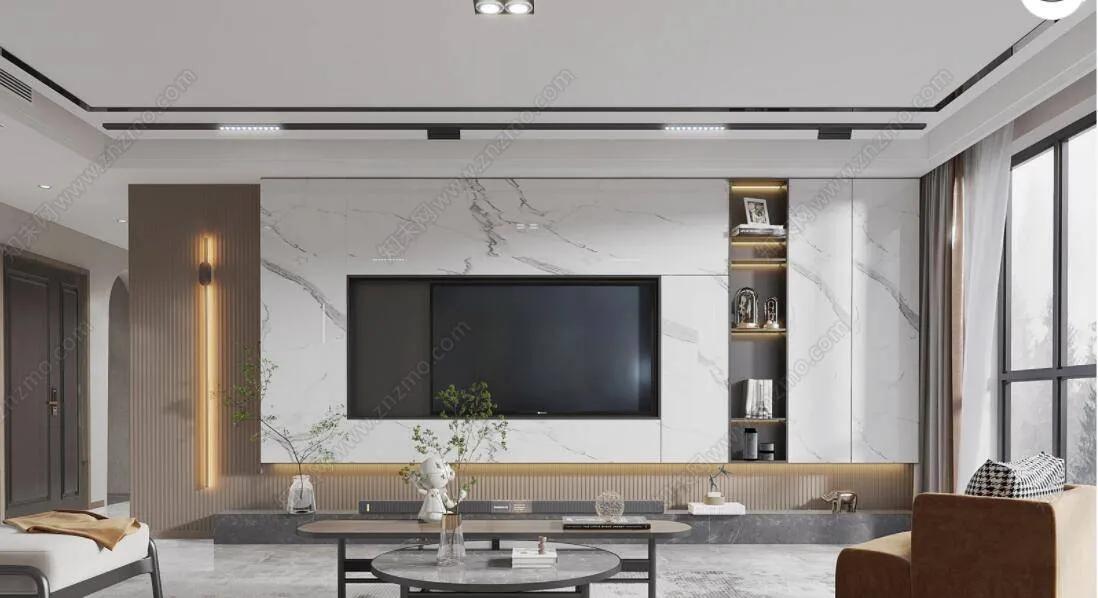 2020现代风最漂亮的背景墙,20款电视背景墙实景分享