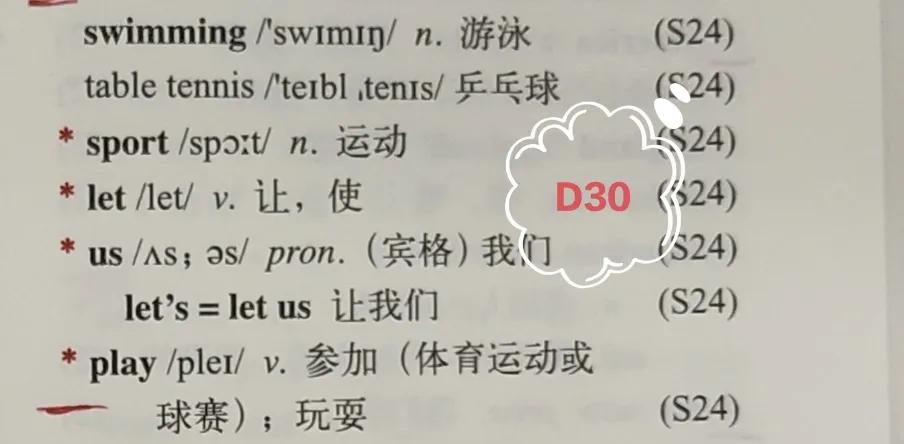 外研社七上英语词汇重难点,外研版英语七上知识点