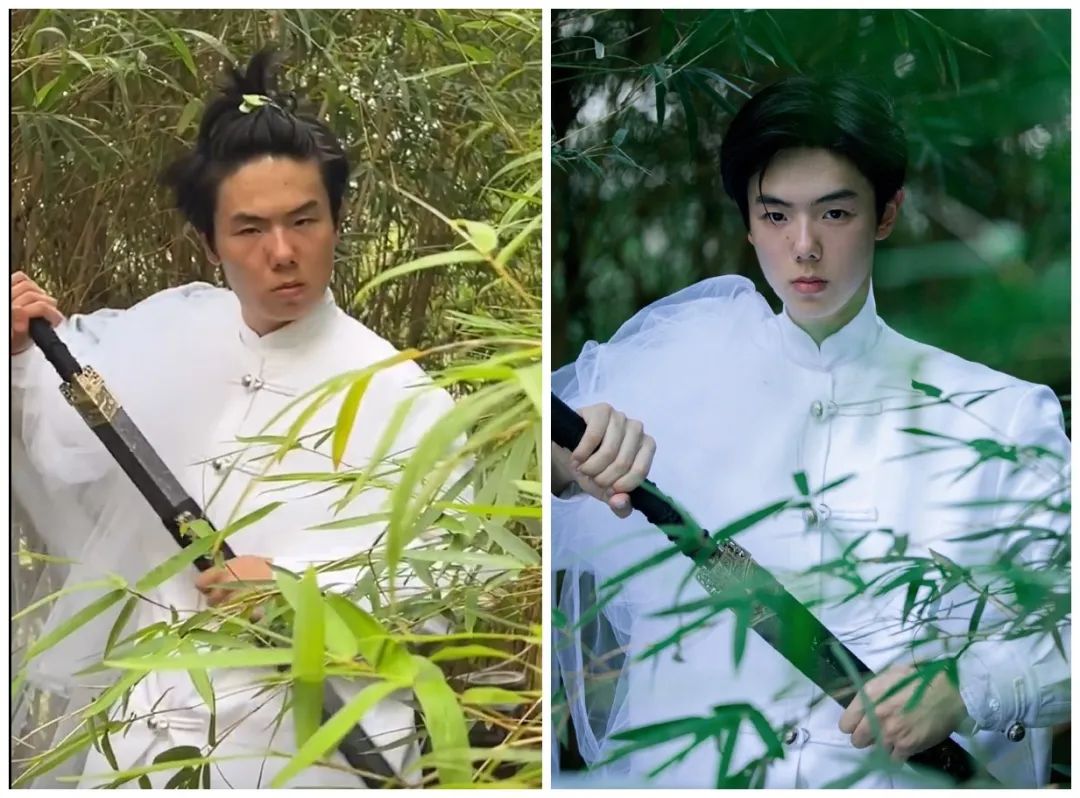 女生的p图技术有多强大,再一次感叹网红的p图技术