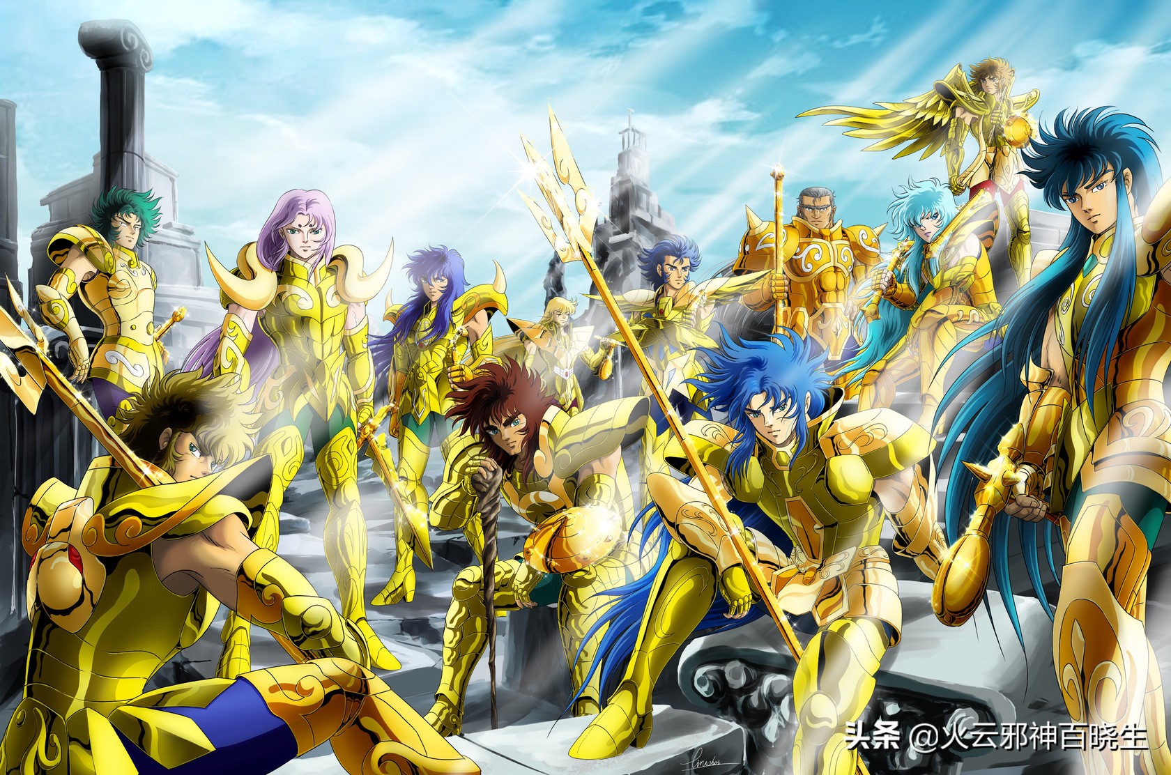 黄金圣斗士的同人画师,圣斗士同人绘画