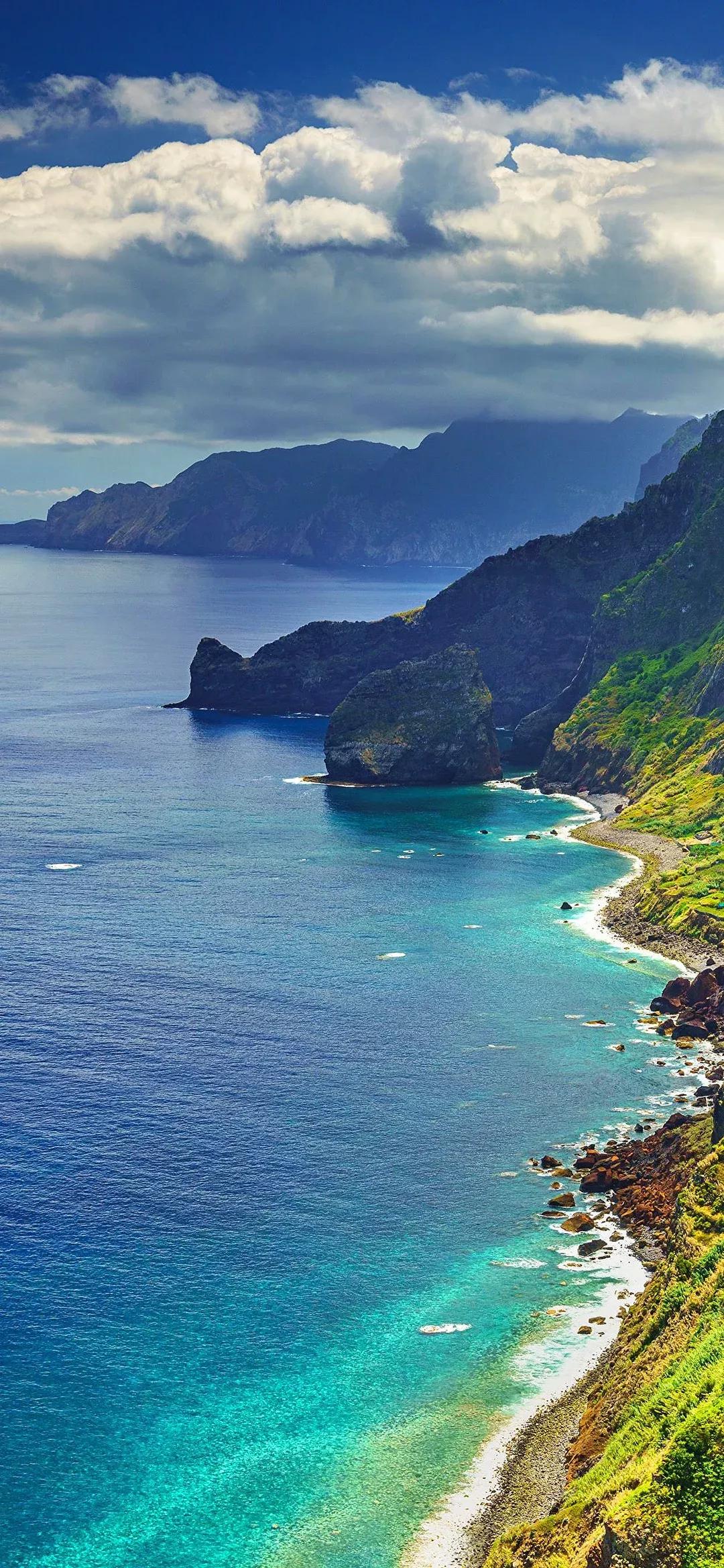 大海壁纸｜大海边，守候朝霞，聆听海浪的乐章