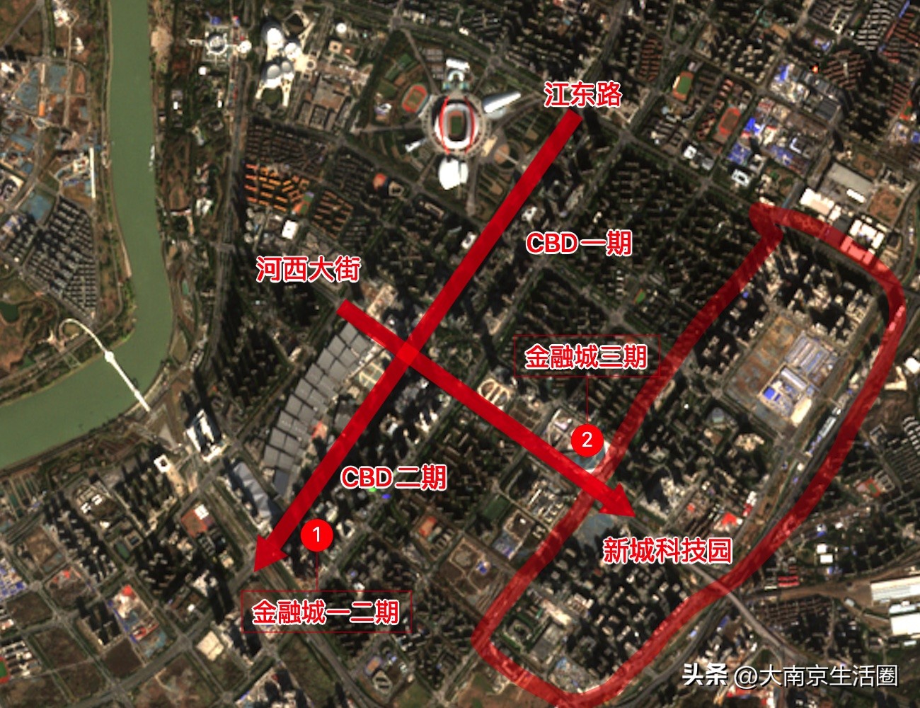 南京江北还有可能超越河西吗？