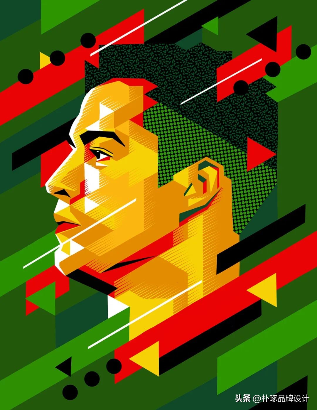 足球插画人物图片,足球运动员海报手绘简单一点