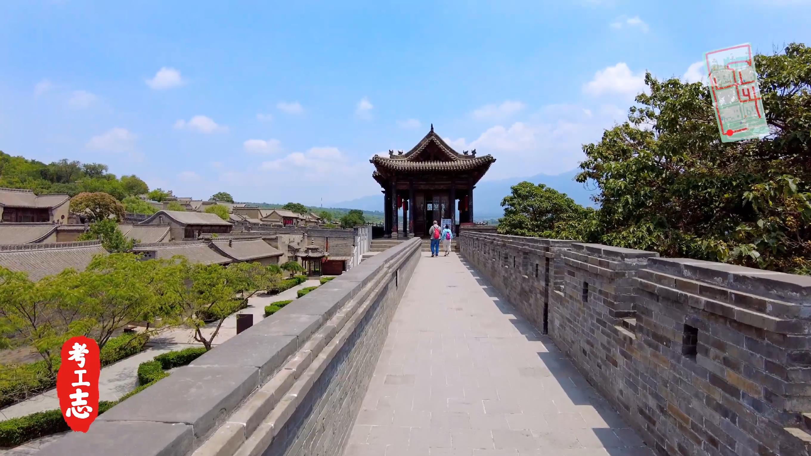 解读王家大院,王家大院从上往下看