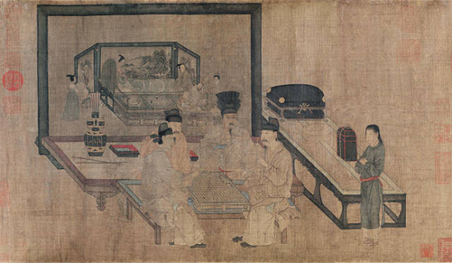 中国历代名画鉴赏图文,100幅历代名画欣赏