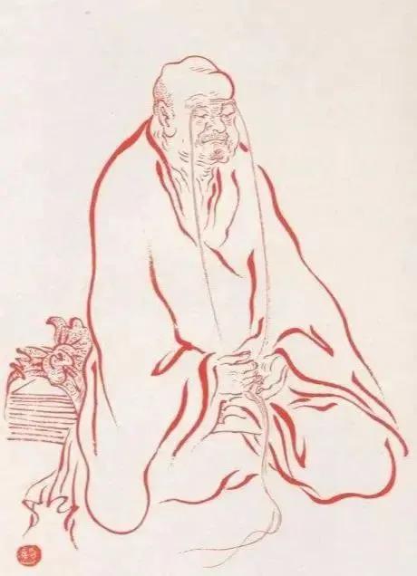 工笔白描罗汉图这线条美绝了,罗汉佛工笔白描图片