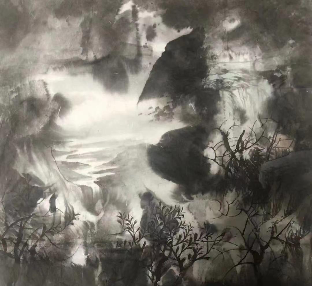 刘鸣水墨画欣赏,当代名家水墨人物画作品欣赏