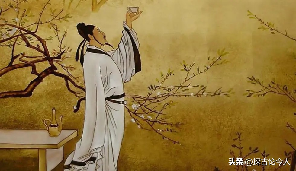 探寻李白诗歌中的意象表达,李白人物写实速写画