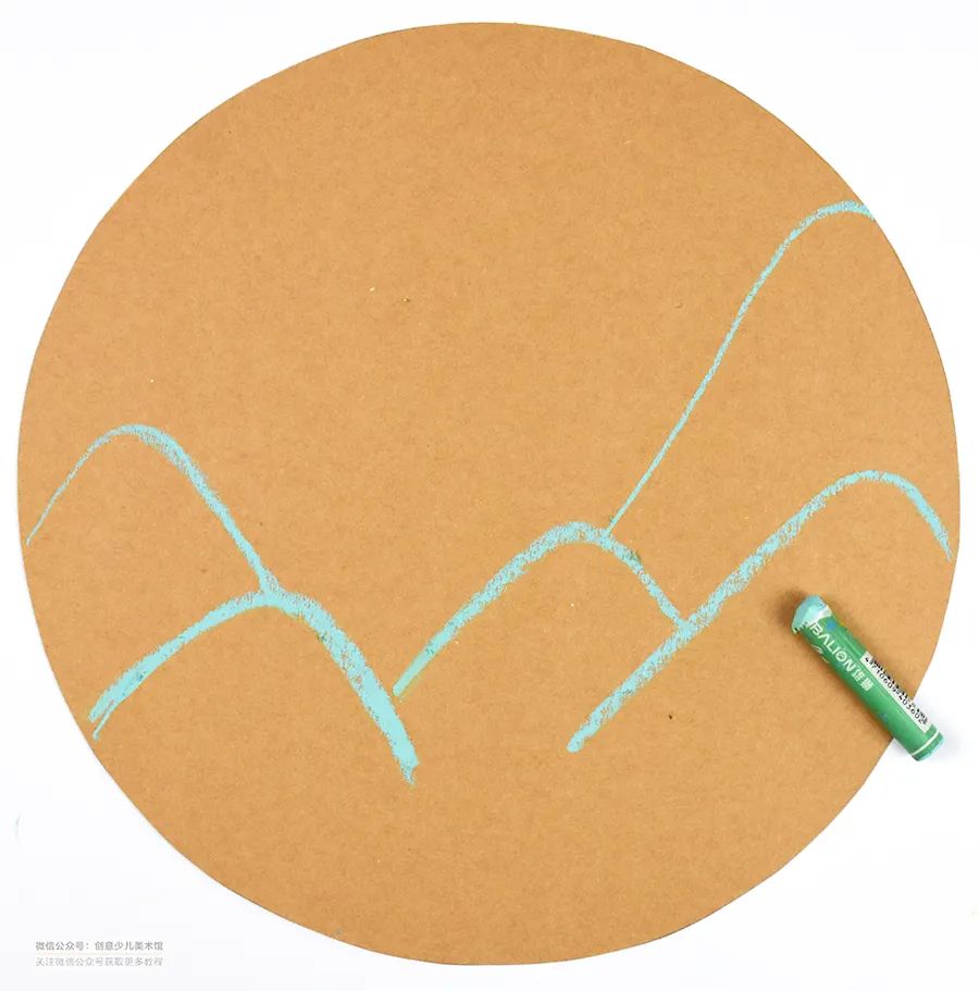 儿童画教程｜春季卡通动漫课程《千里画卷，只此青绿》