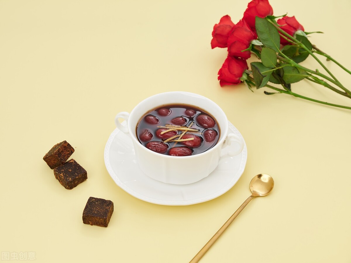 入秋的第一杯红糖姜茶,糖友姜茶