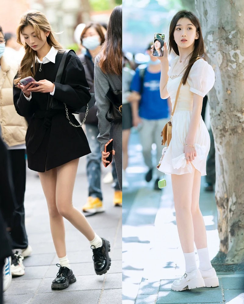 去北京旅游女生穿什么衣服好看,去北京穿新中式鞋子