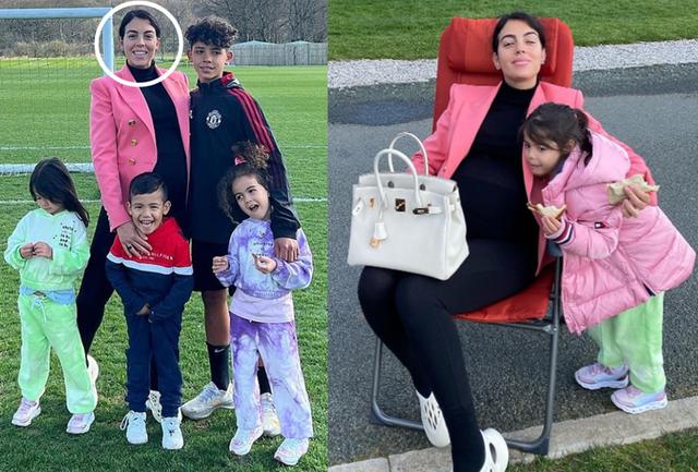 c罗和乔治娜遛娃,c罗乔治娜遛娃