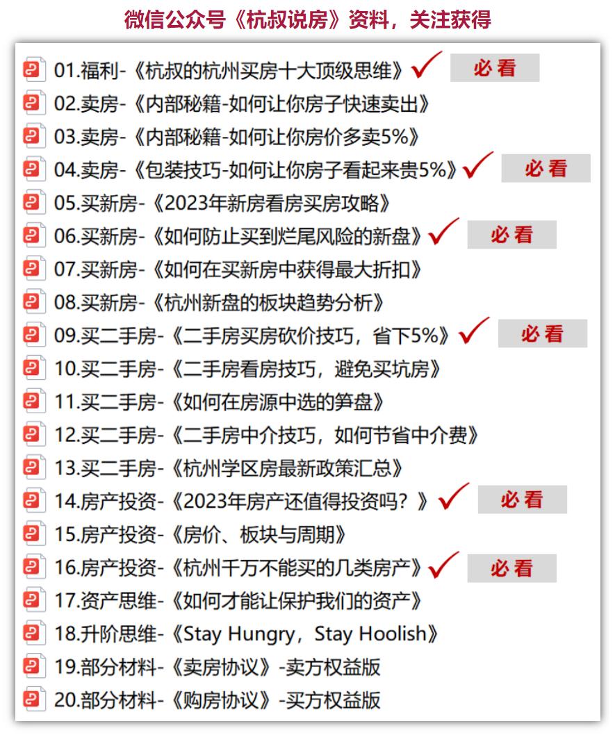 杭州楼市新政房子还是不好卖,杭州楼市最简单的买房技巧曝光