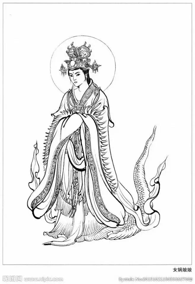 女娲娘娘电视剧26集,中国神话中的女娲娘娘