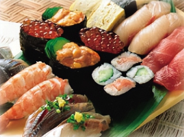 寿司里最常见的原材料,寿司里面的各种材料