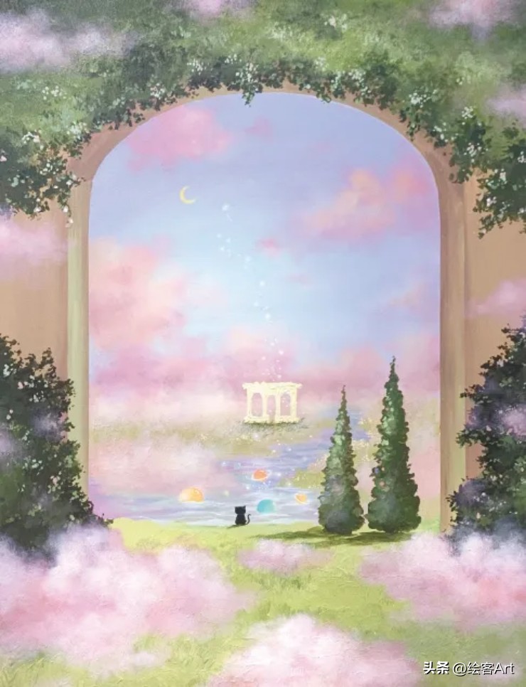 插画师的家里,插画师笔下温馨的家