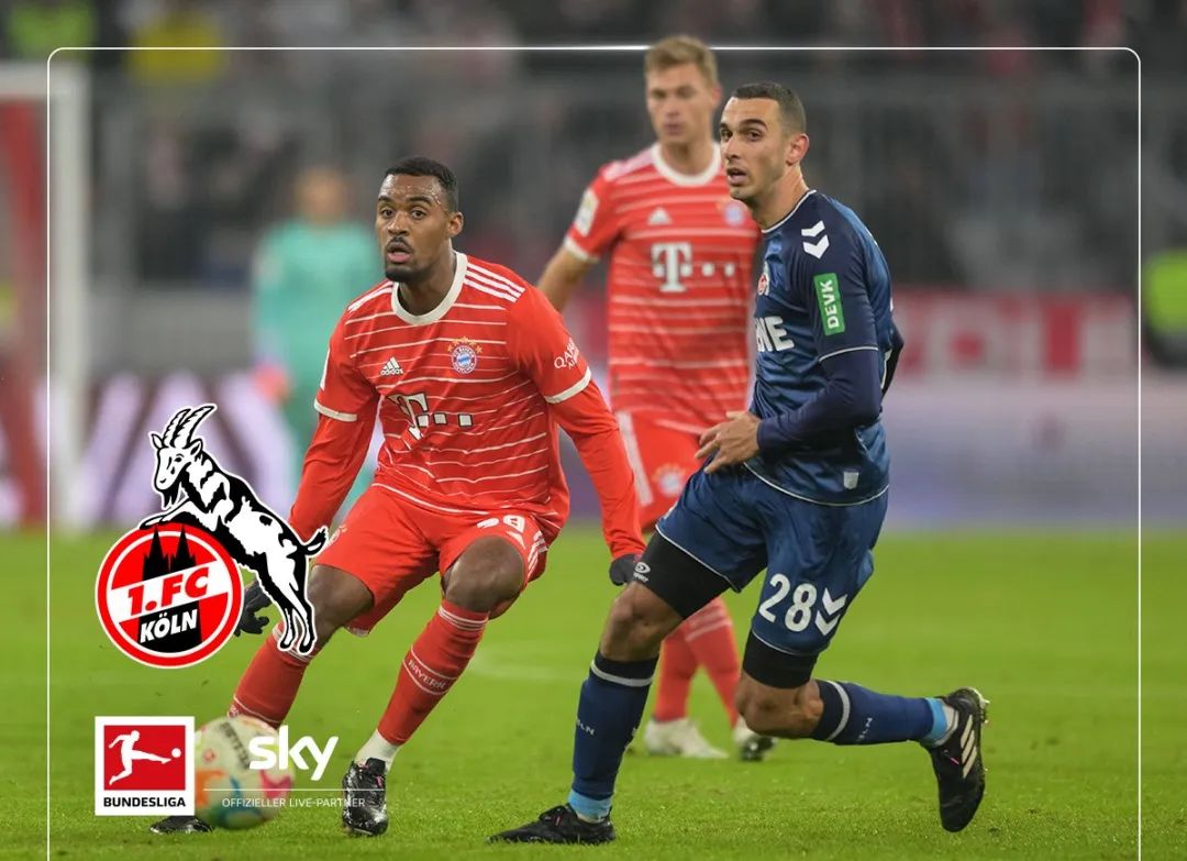 德甲科隆vs拜仁慕尼黑视频直播,德甲拜仁慕尼黑2-0科隆浪费机会