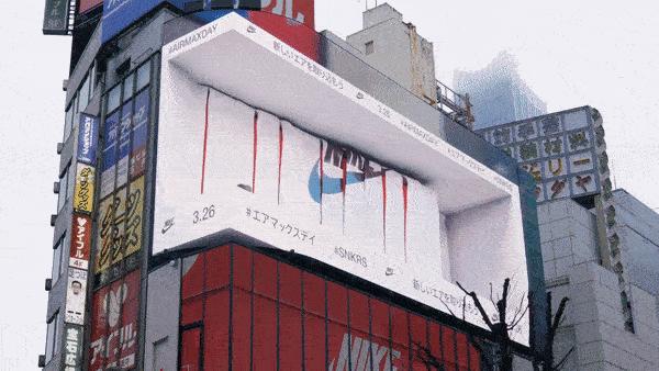 nike超大跑鞋广告,nike球鞋海报宣传设计