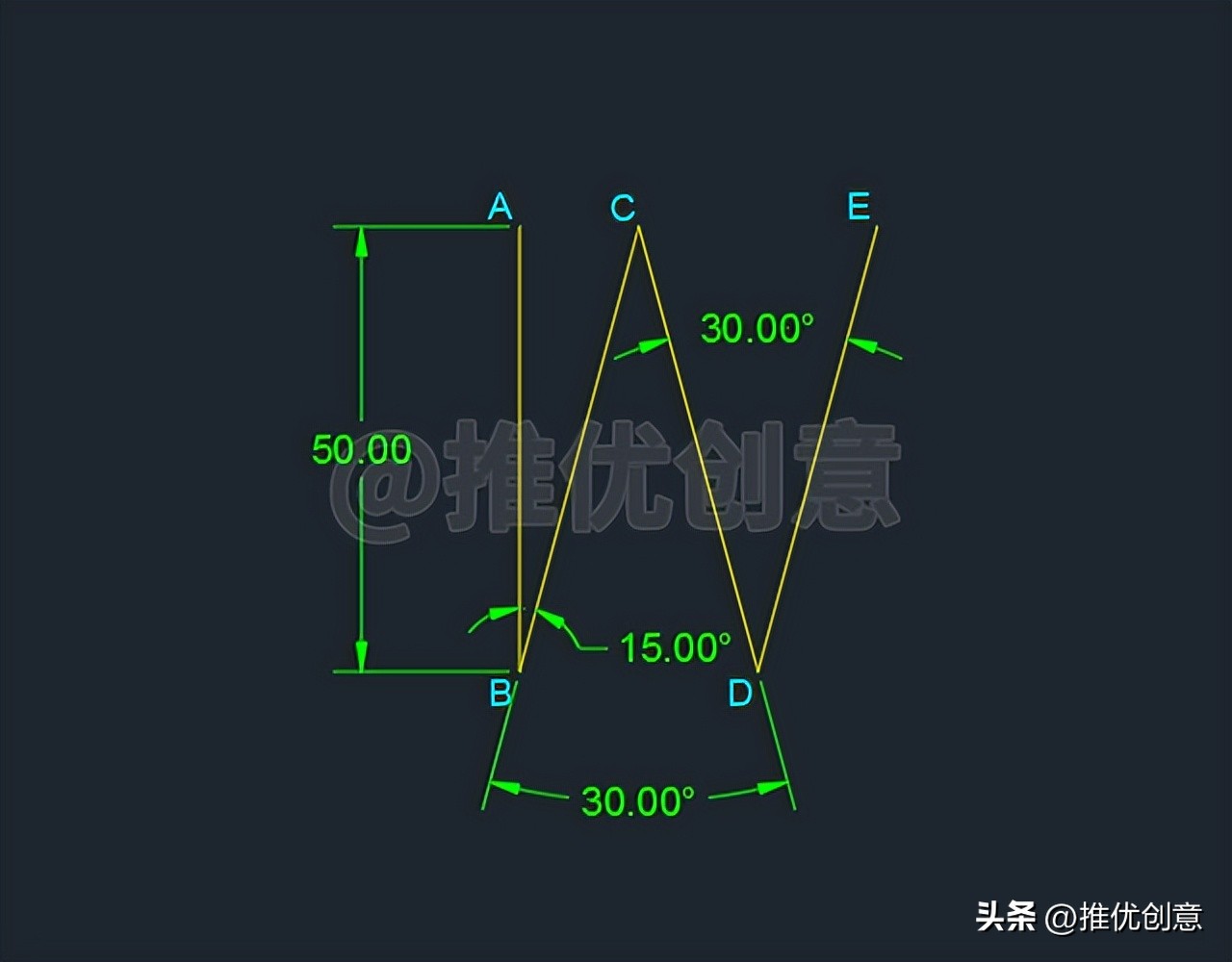 使用追踪定位、复制阵列绘制弹簧工程制图autocadcad教程CAD习题