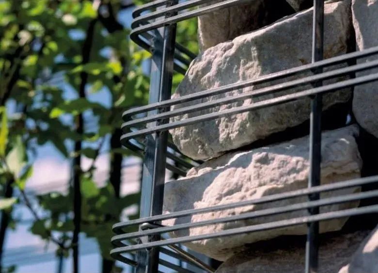 现代式庭院石墙,庭院老石墙院墙怎么处理好