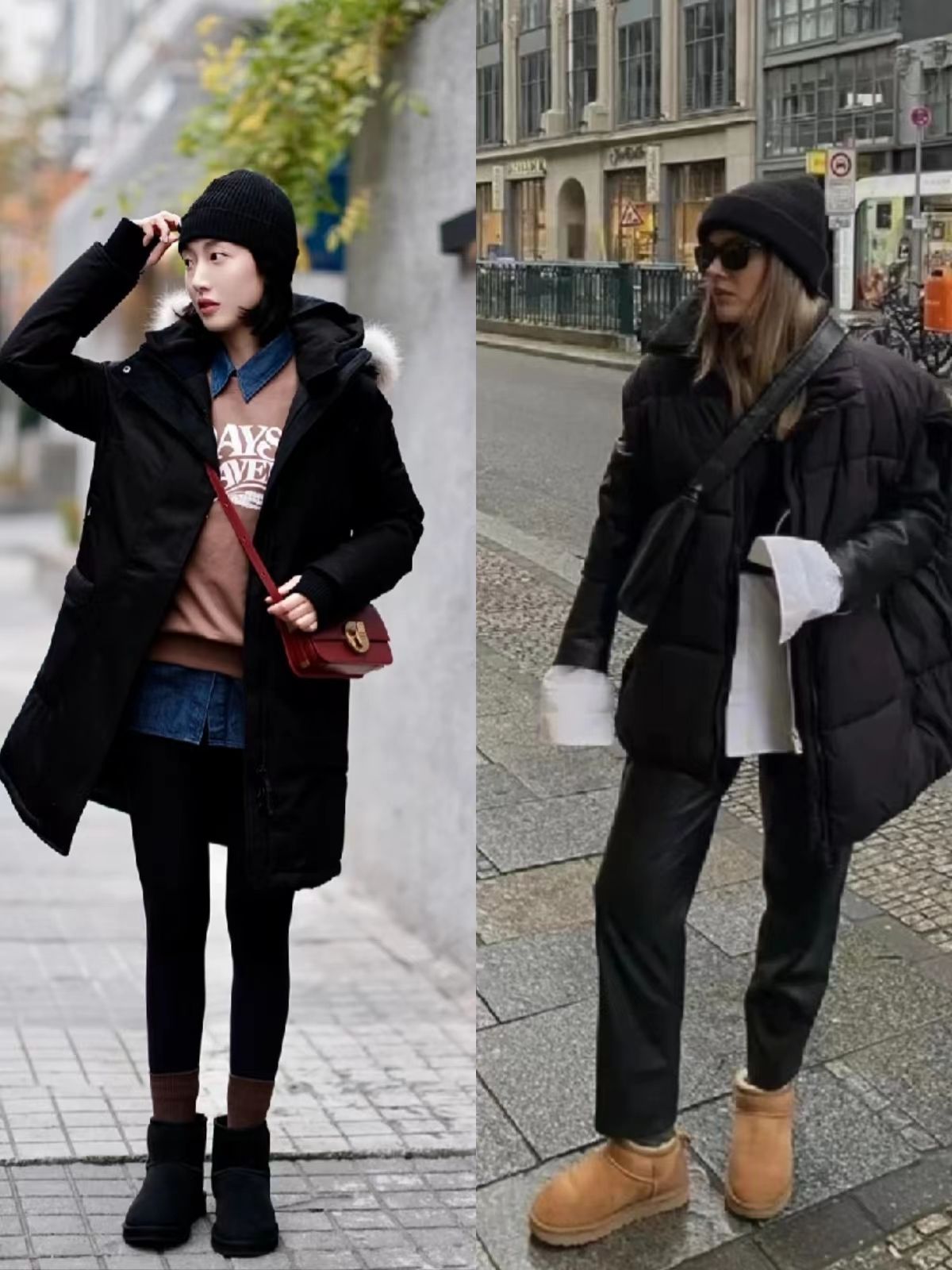 冬季最火过膝靴的选择及搭配,适合小个子穿的棉靴