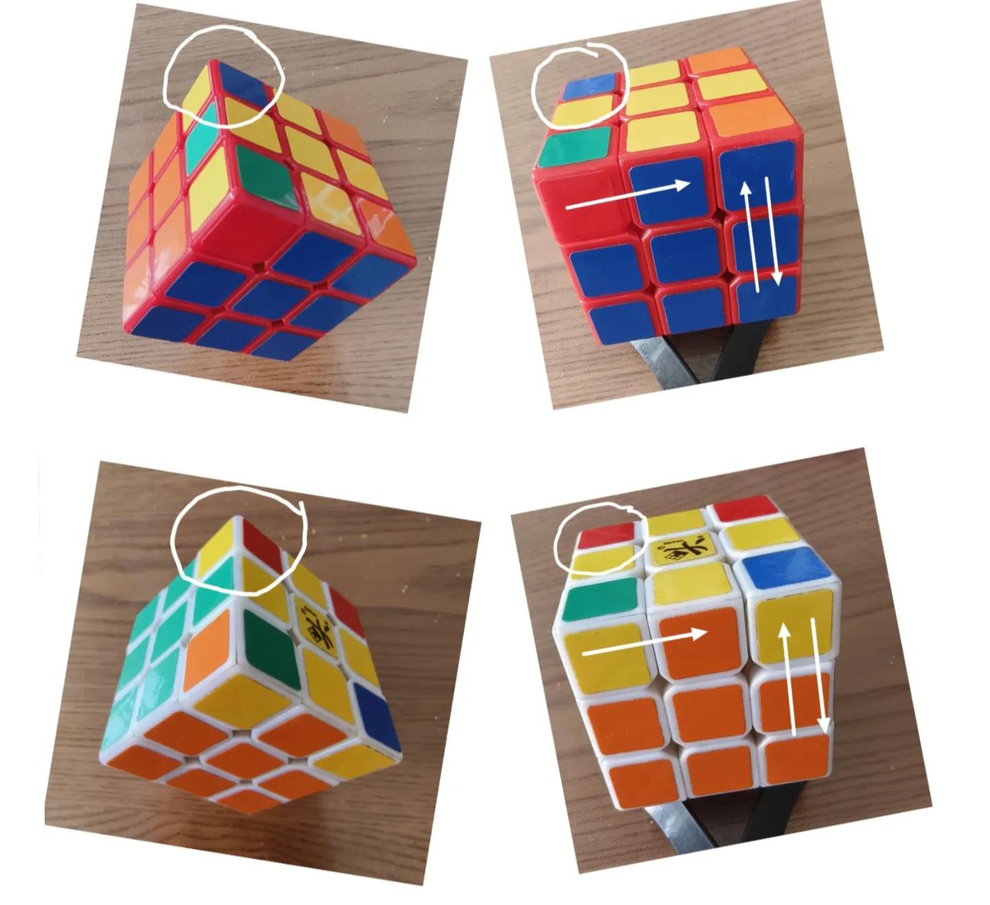 小鱼公式还原魔方四阶,三阶魔方左小鱼和右小鱼公式