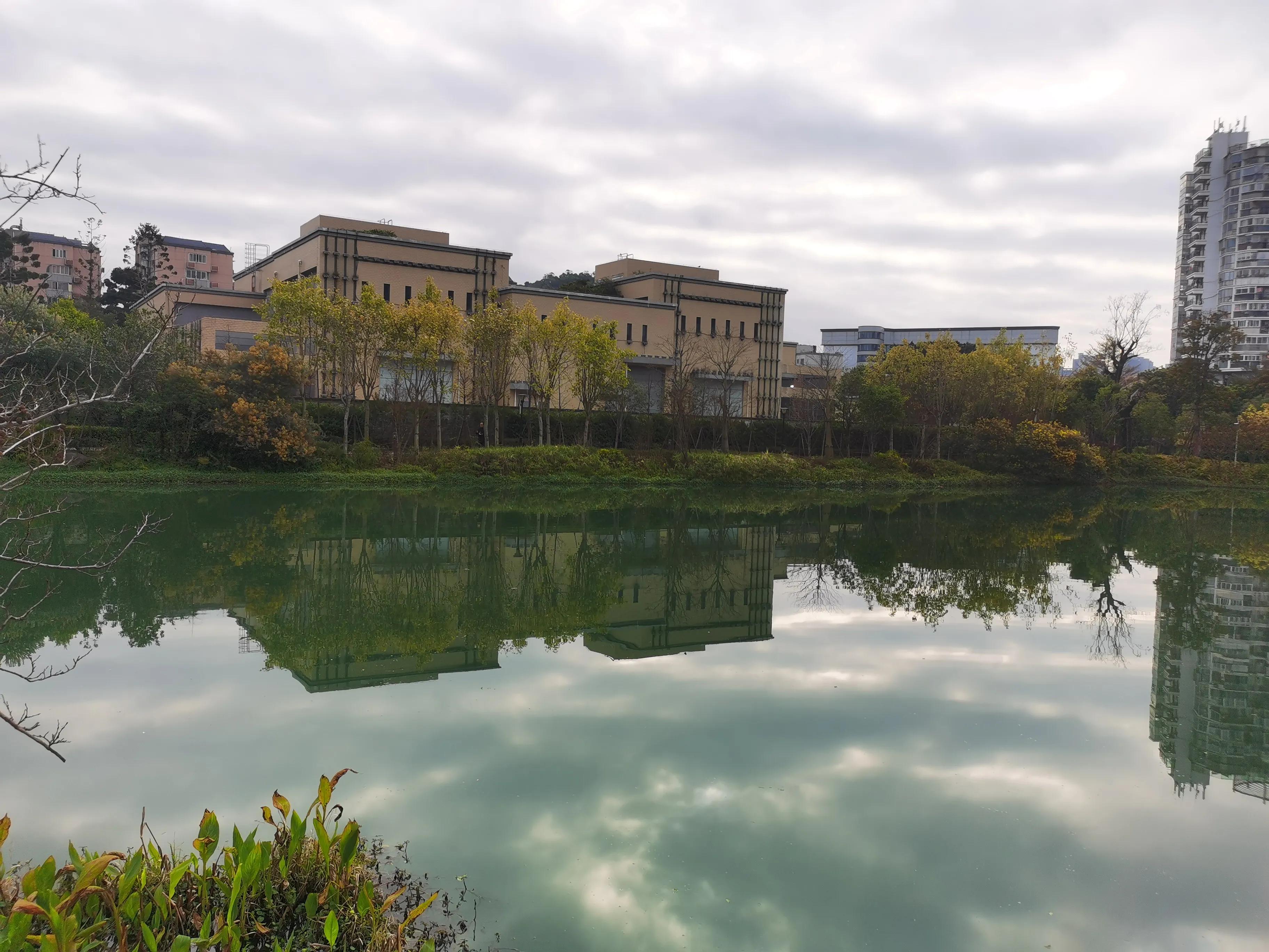 漫步在温泉河湿地公园,漫步福州静谧与繁华