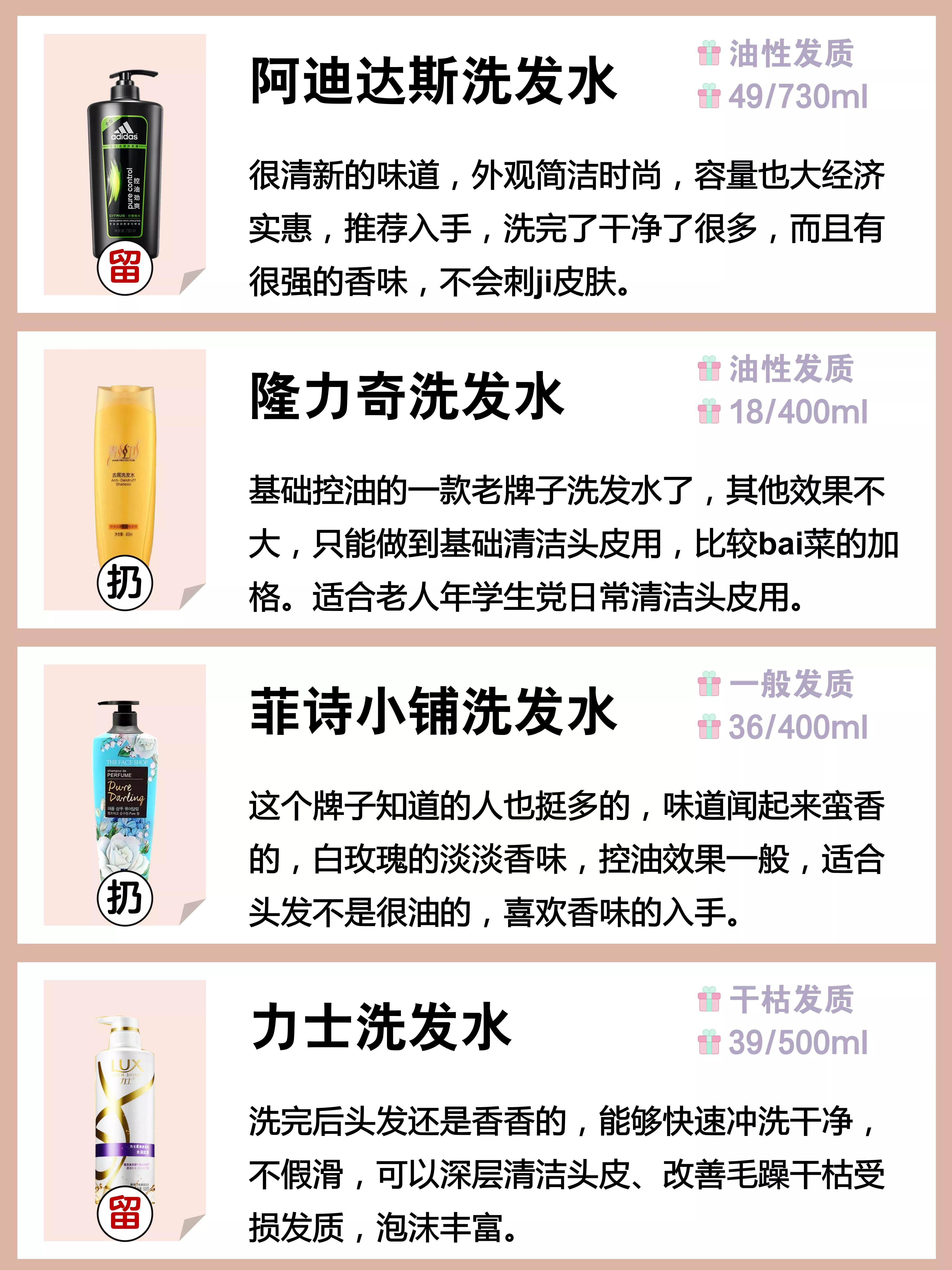 目前十大公认最好用洗发水国产,十大国货良心洗发水排行榜