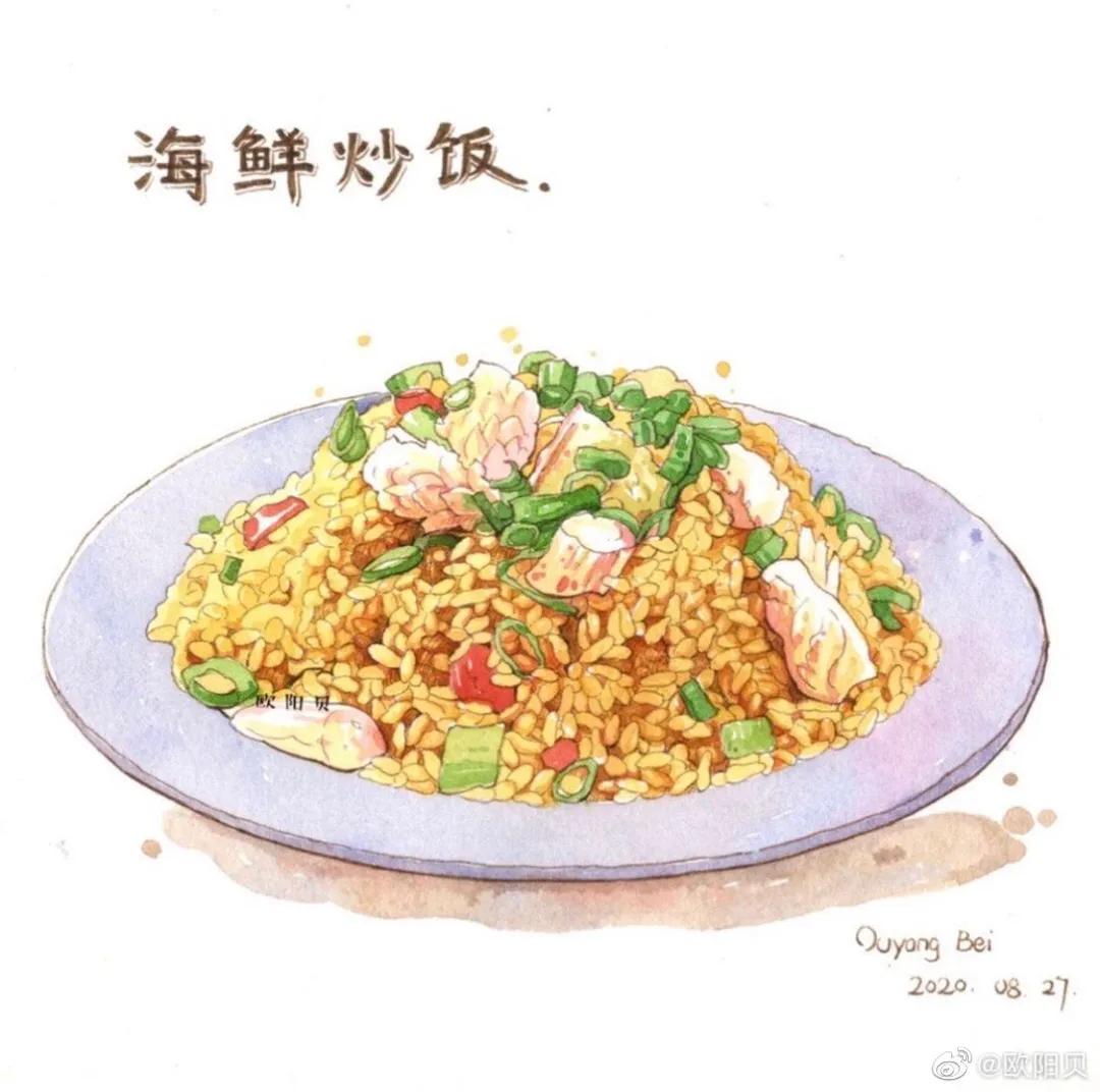 95后女孩画山水画,95后女大学生画山水课堂