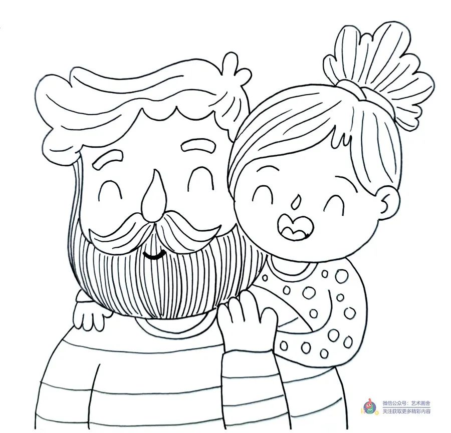 父亲节送给爸爸的礼物怎么画,给爸爸画一张父亲节的礼物