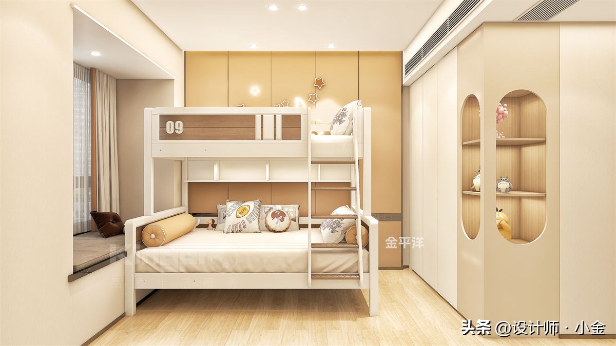 上下铺儿童房怎样更安全,超实用的儿童房装修攻略了解一下