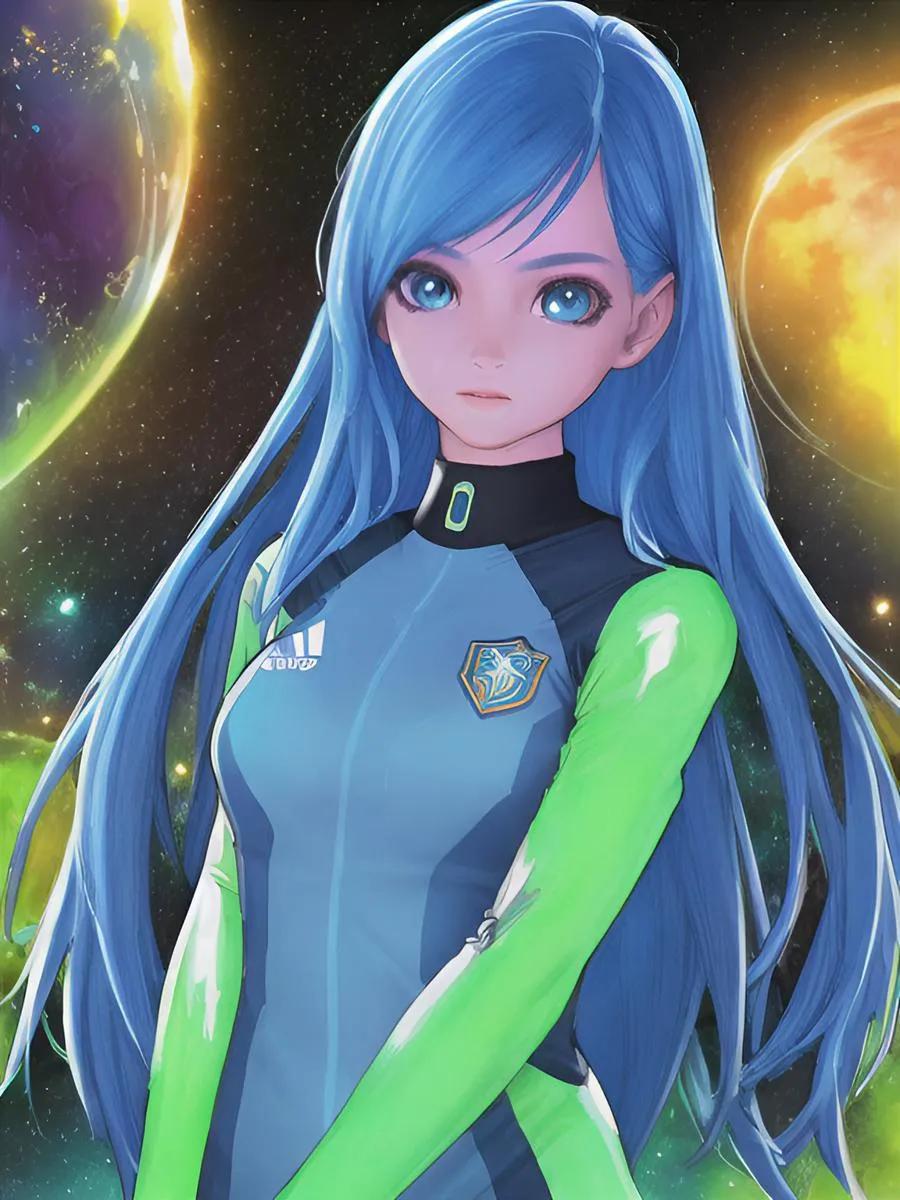 ai绘画星际战舰,ai绘画二次元足球宝贝