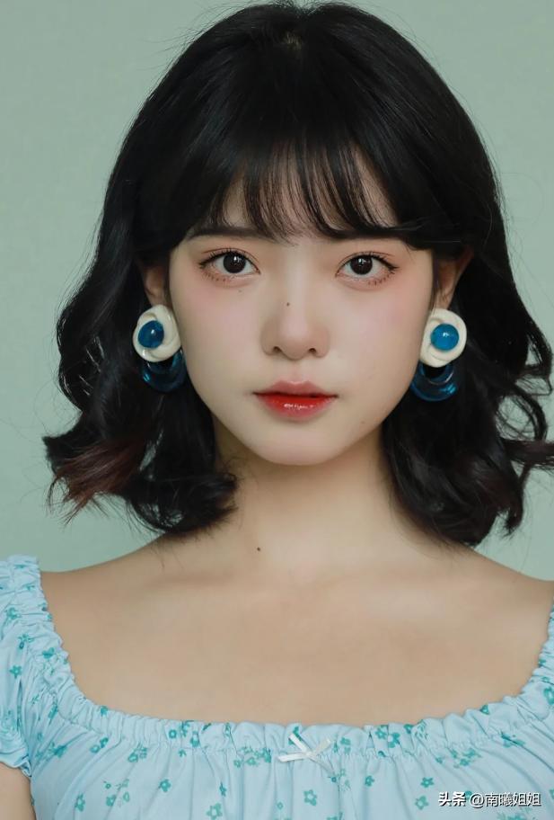 适合高个的齐肩烫发,2020年最流行的齐肩烫发没刘海