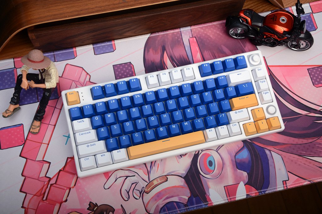 你见过带摇杆的键盘么，HELLOGANSSHS75T三模机械键盘开箱