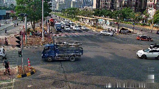 高明区可变车道,高明首条可变车道