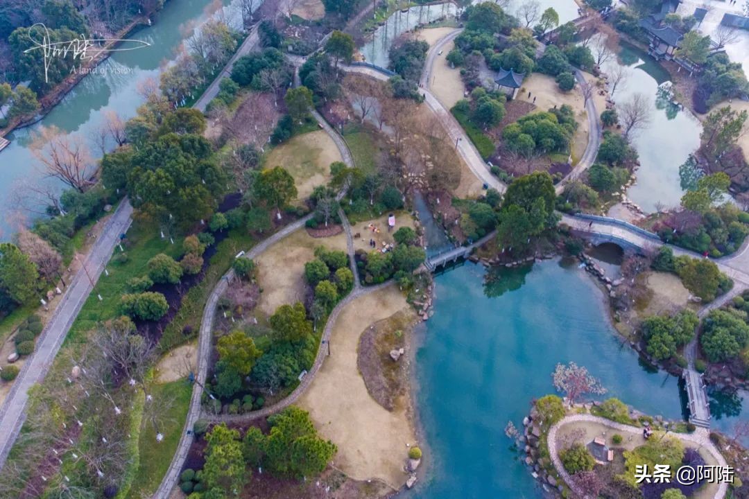 桃花源景区拍照怎么拍出高级感,桃花源的桃花航拍