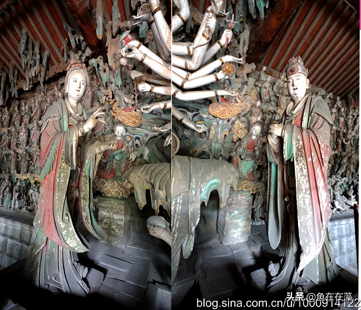山西平遥双林寺庙彩塑简介,平遥双林寺彩塑