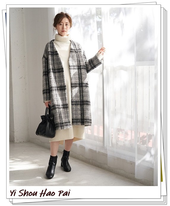 无领大衣如何穿才好看,无领大衣的多种搭配