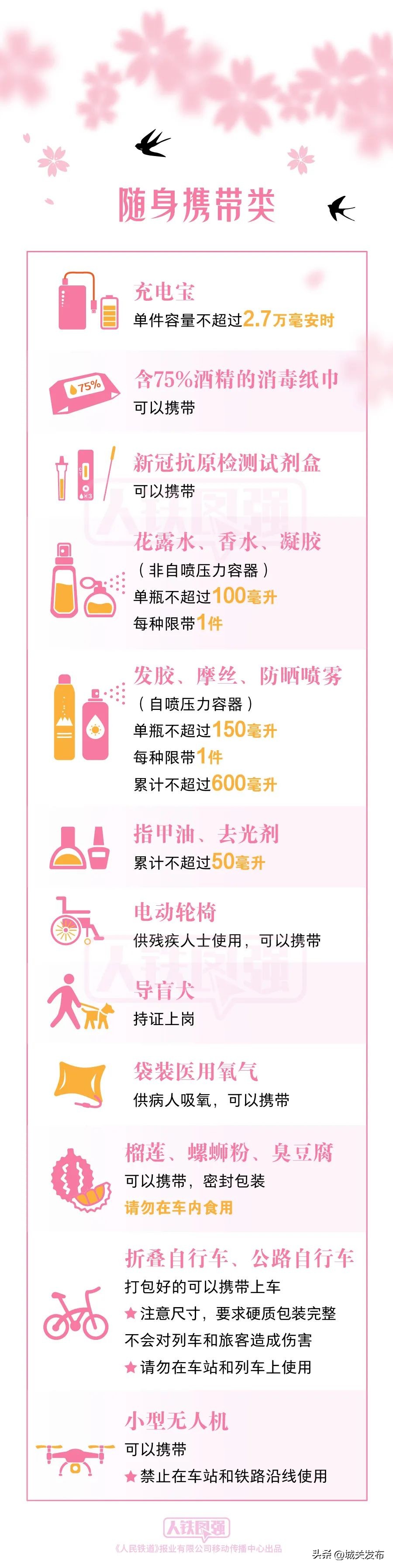 清明节可不可以坐火车,清明节什么东西不能带上火车