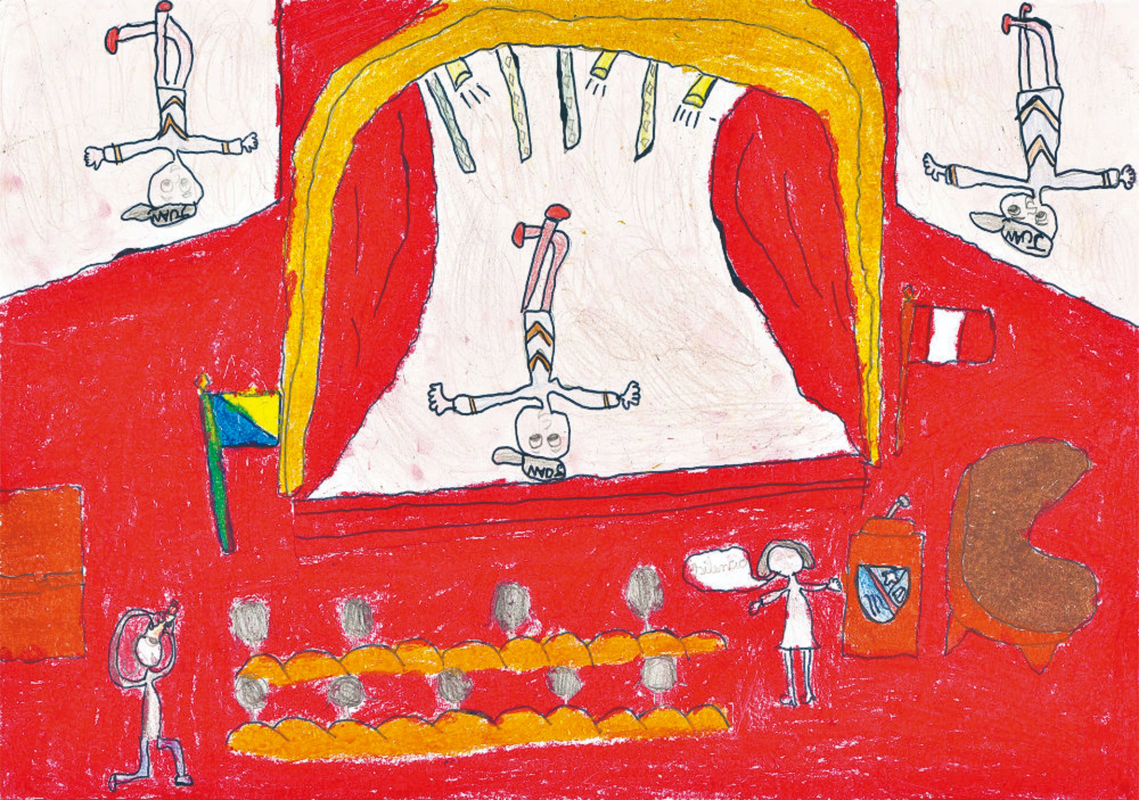 童心绘世界美术作品展示看板,优秀儿童画作品展示