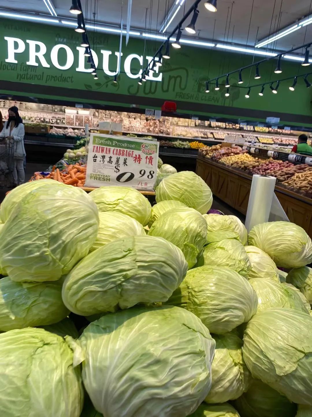 美国的中国超市物价,国外超市真实物价