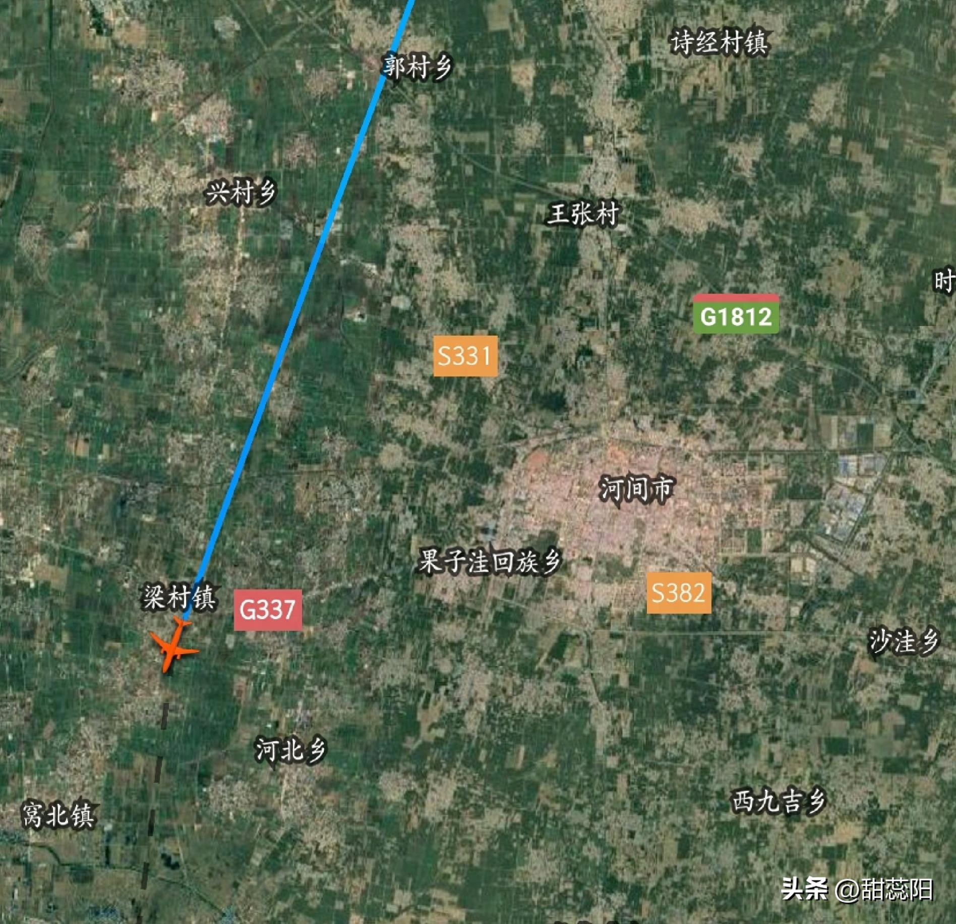 9月19日，北京飞往深圳一趟航班，全程2077公里，到达驻马店