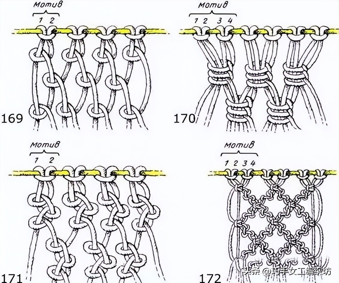 简单绳子编包包不用钩针,棉线绳编包包教程全过程