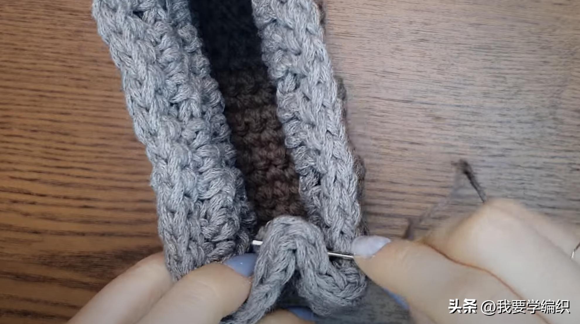 斜挎迷你小包的钩织,钩小包教程斜挎包