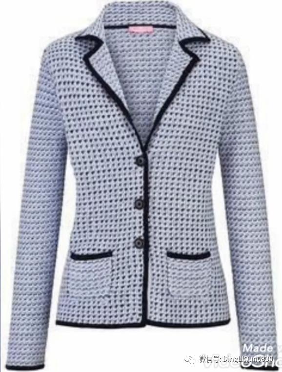 钩针短款开衫编织图解,钩针编织衣服成人开衫教程完整的